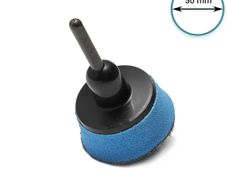 Glass Polish 12006 - 50mm ( 2") Spindle Pad Hook and Loop - Blue Foam Medium