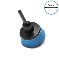 Glass Polish 12006 - 50mm ( 2") Spindle Pad Hook and Loop - Blue Foam Medium