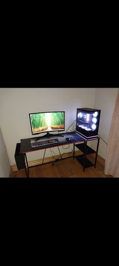 gaming desk and chair