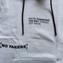 Bershka Ice Blue / White Graphic Print Hoodie - Size XS Image 10