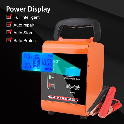 Intelligent 400W Pulse Repair Battery Charging Multifunctional Smart Car Battery Charger For Motorcycle SUV Truck Car Battery