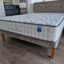 king size bed with headboard and new mattress Image 3