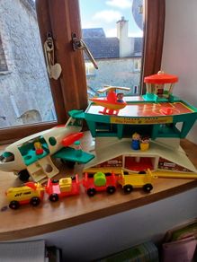 Vintage Fisherprice Airport Set