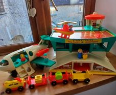Vintage Fisherprice Airport Set