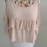 top American eagle a size large cold shoulder effect with frilled detail stripe Image 2