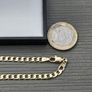 9ct Yellow Gold Flat Curb Link Chain Image 2