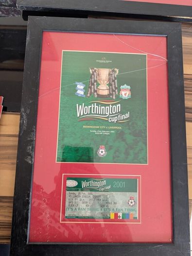 Huge 1990 80s vintage liverpool and some vintage Ireland soccer gear signed gear etc