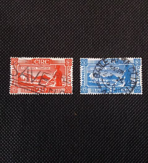 Ireland Stamps - Parnell and Davitt Set - 1946