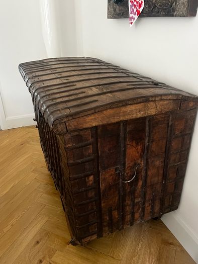 Antique wooden chest