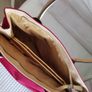 David Jones Red & Cream Handbag Image 6