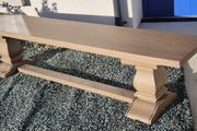 200cm Vintage Ash Dining Bench Like New