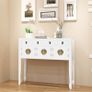 Sideboard Chinese Style Solid Wood White Image 5