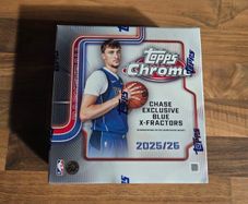 NBA chrome topps Mega box