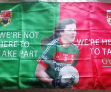 Rachel Kearns Mayo Ladies GAA flag 5ft x 3ft