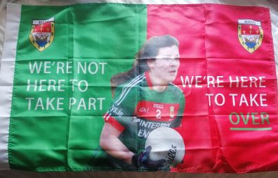 Rachel Kearns Mayo Ladies GAA flag 5ft x 3ft