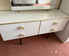 Dressing Table and matching chest of drawers
