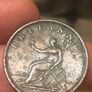1806 British Halfpenny coin "No berries" Post included Image 3