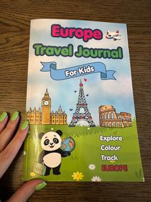 Europe Travel Journal Kids