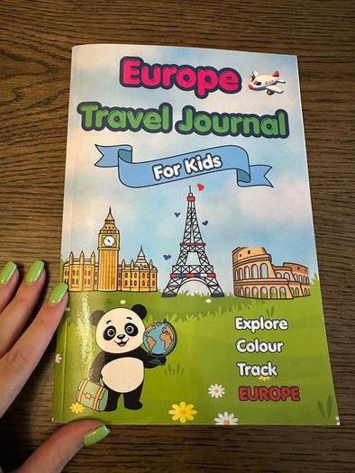 Europe Travel Journal Kids
