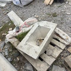 Concrete window cills and chimney cap