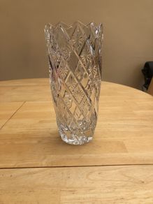 Large Crystal Vase