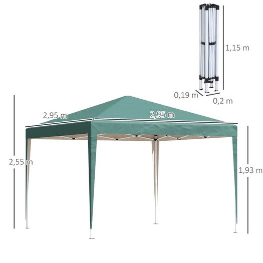 3 X 3m Pop Up Gazebo (free Shipping)