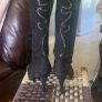 Black suede boots Image 7