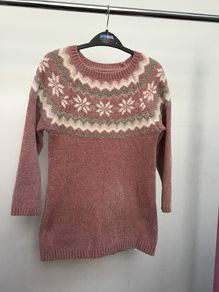 Girls winter dress, size 7-8