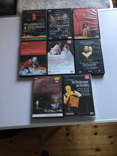 Classical Operas on 36 DVD sets