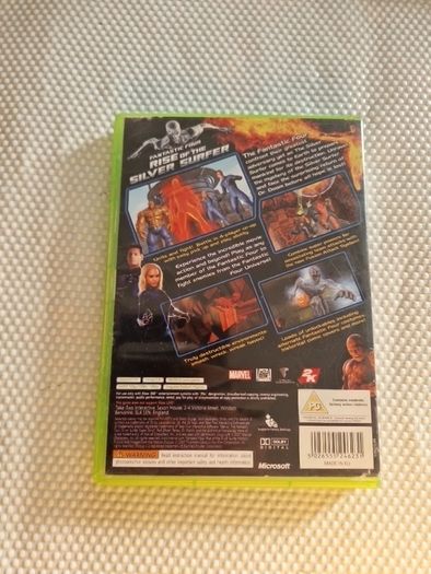 Fantastic Four Rise of the Silver Surfer Xbox 360 Games Original Games Original
