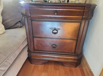 mahogany side table