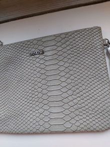 Sage Green Croc Clutch Hand-held Purse