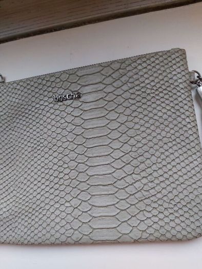 Sage Green Croc Clutch Hand-held Purse