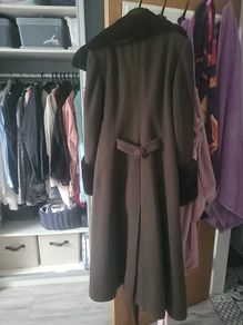 brown coat size 12