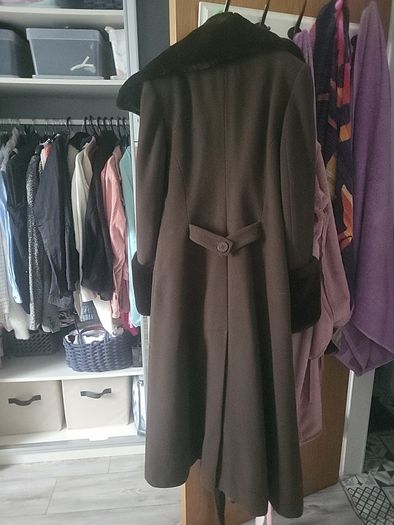 brown coat size 12