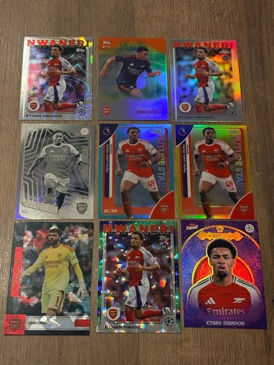 Topps Arsenal Bundle #1 Numbered, Short Print & More TOTAL 9 Cards
