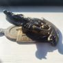 Antique H.L. Judd Cast Iron Shriners Masonic Desk Clip Image 3