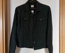 GAP denim jacket black size XS