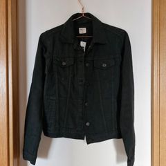 GAP denim jacket black size XS