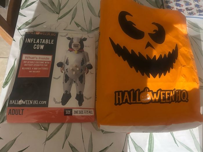 Inflatable Cow Costume