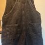 Next Kids Black Acid-Wash Denim Dungarees / Overalls Image 9