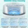 Ultrasonic Cleaner, 48000Hz Jewellery Cleaner Glasses Cleaner 660ML Clean Pod Gifts for Women Cleaning Set with Watch Stand for Jewelry Necklace Ring Glasses Image 2
