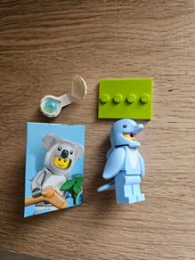 lego dolphin costume fan, collectible series 28