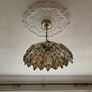 2 vintage stained glass light shade Image 2