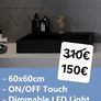 LED Bathroom Mirror Gold Frame Defogger Image 2