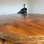 Solid Wood Dining table oval wooden Image 6