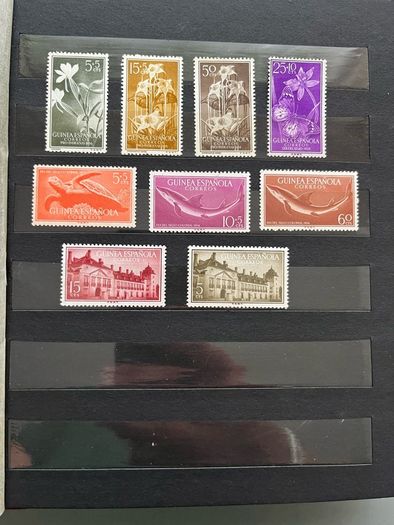 SPAIN Colonies album with stamps