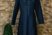 Classic Vintage 60s 70s navy dress