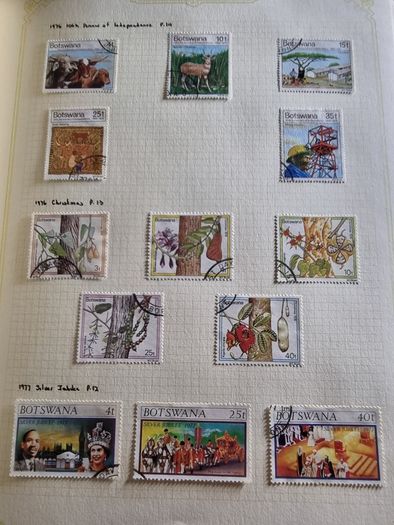 Stamp album 153 Botswana, Lesotho