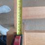king bed frame light oak Image 5